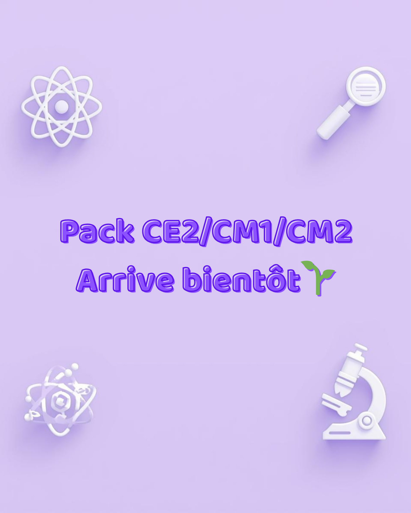 Pack à venir ImaScienceKids